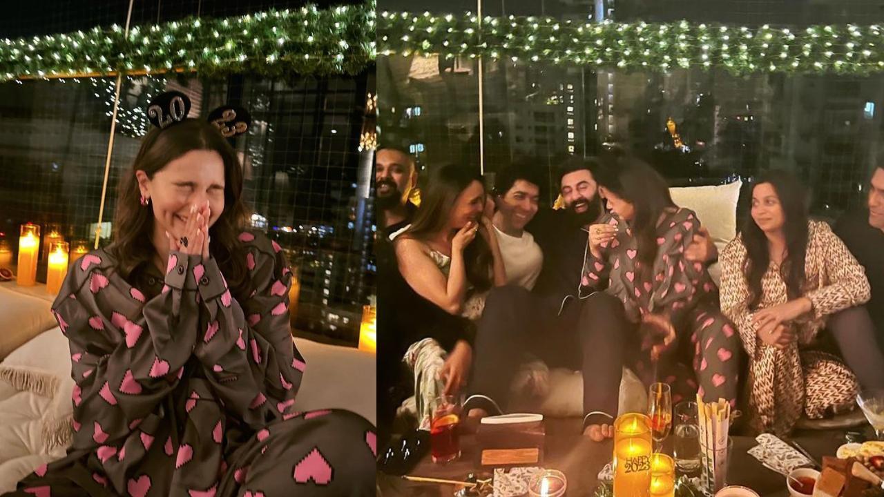 In pics: Ranbir Kapoor and Alia Bhatt's chill and cozy New Year house party